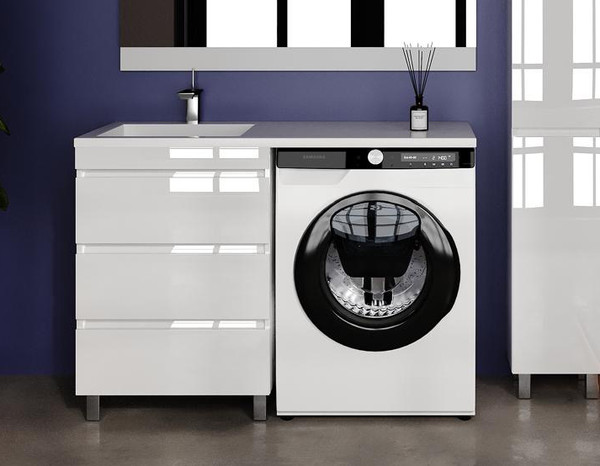 Тумба под умывальник Symbolite Даллас Леон 120 Люкс Plus 3 ящика - фото