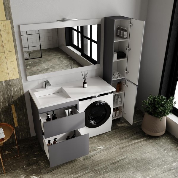 Тумба под умывальник Symbolite Даллас Леон 120 Люкс Plus