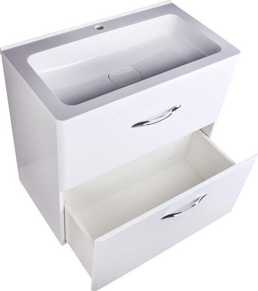 Тумба под умывальник Symbolite Каре 80 Люкс Plus 2 ящика