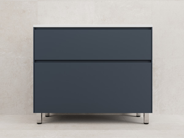 Тумба под умывальник Symbolite Лима 100 Line Plus 2 ящика