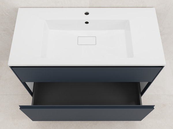 Тумба под умывальник Symbolite Лима 100 Line Plus 2 ящика