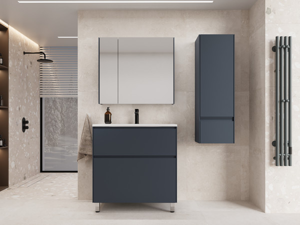 Тумба под умывальник Symbolite Лима 100 Line Plus 2 ящика