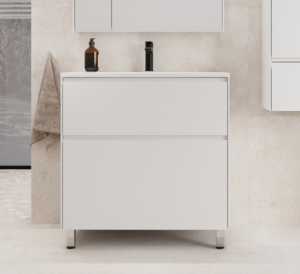 Тумба под умывальник Symbolite Лима 80 Line Plus 2 ящика - фото