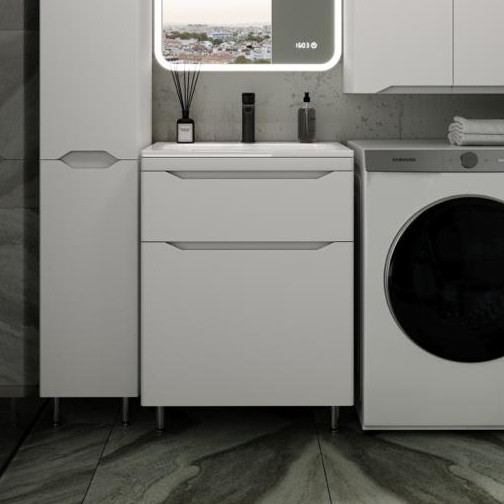 Тумба под умывальник Symbolite Марелла 60 Люкс Plus 2 ящика - фото