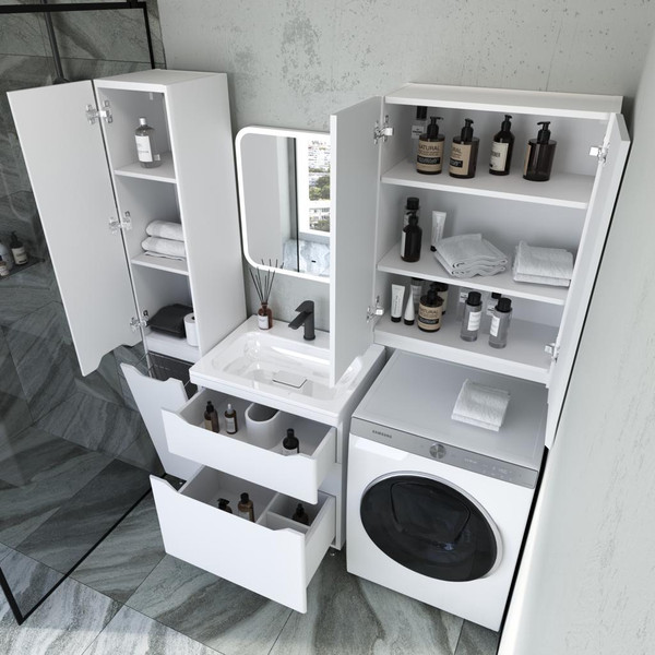 Тумба под умывальник Symbolite Марелла 60 Люкс Plus 2 ящика