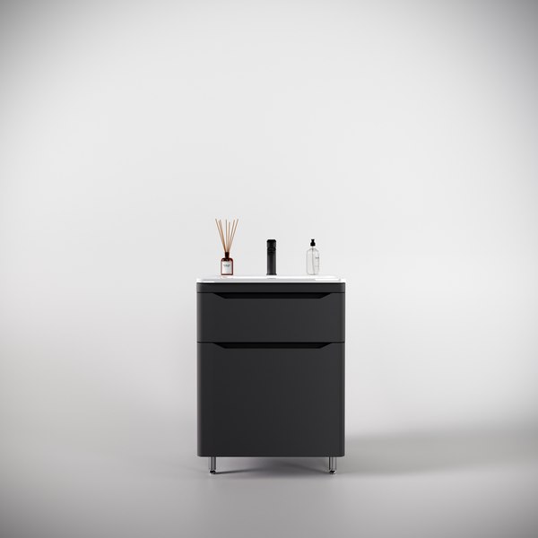 Тумба под умывальник Symbolite Марелла 60 Люкс Plus 2 ящика