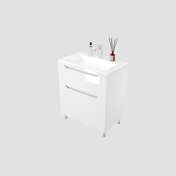 Тумба под умывальник Symbolite Марелла 70 Люкс Plus 2 ящика