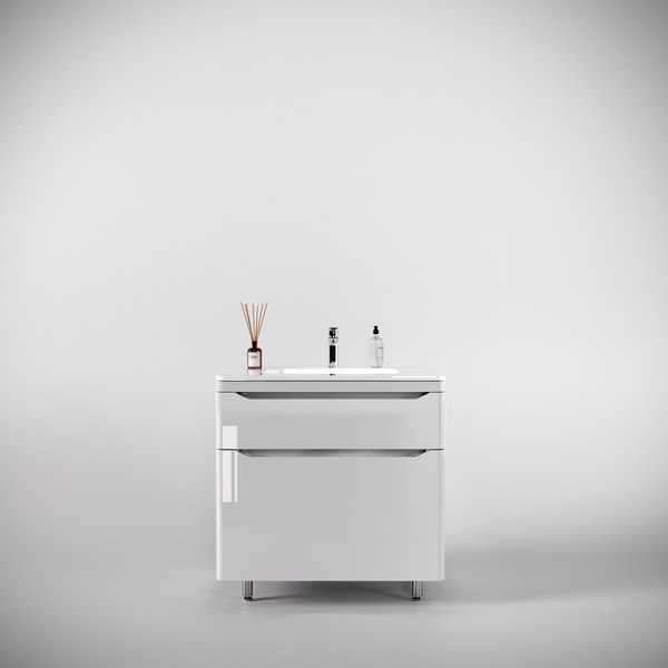 Тумба под умывальник Symbolite Марелла 80 Люкс Plus 2 ящика