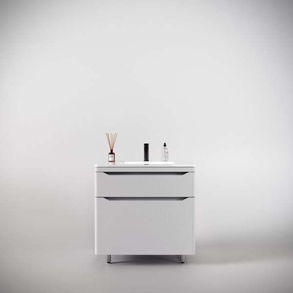 Тумба под умывальник Symbolite Марелла 80 Люкс Plus 2 ящика