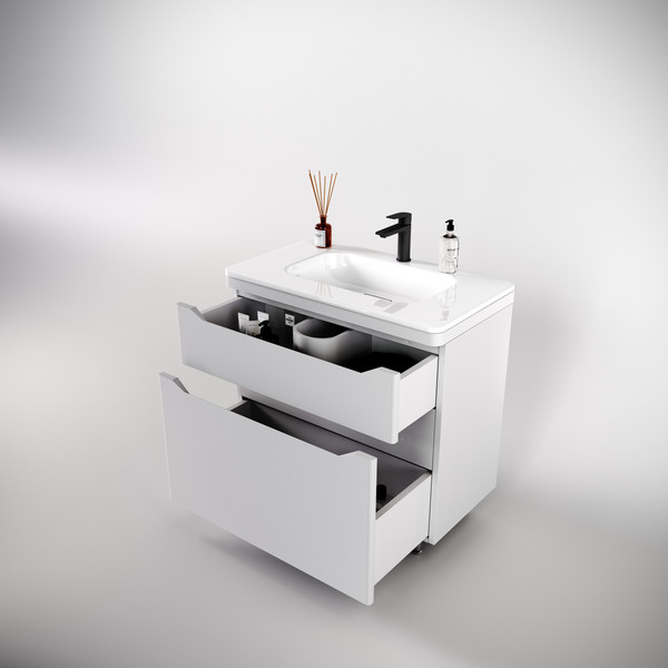 Тумба под умывальник Symbolite Марелла 80 Люкс Plus 2 ящика