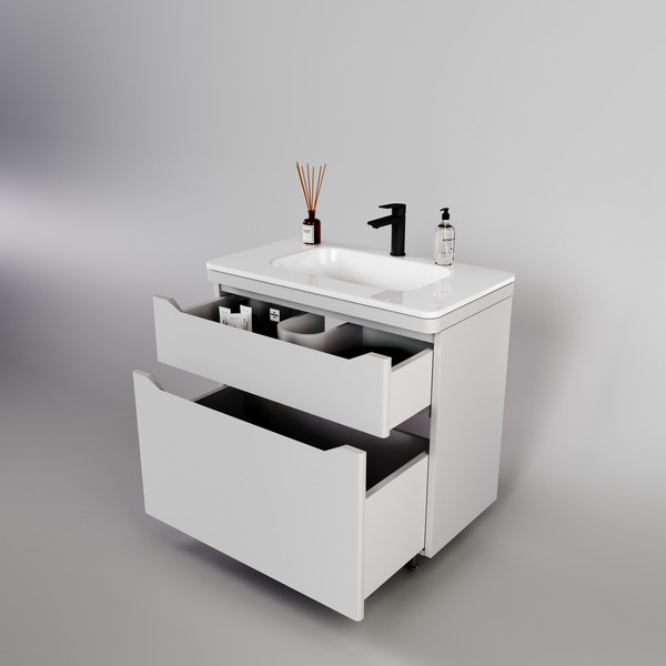 Тумба под умывальник Symbolite Марелла 90 Люкс Plus 2 ящика