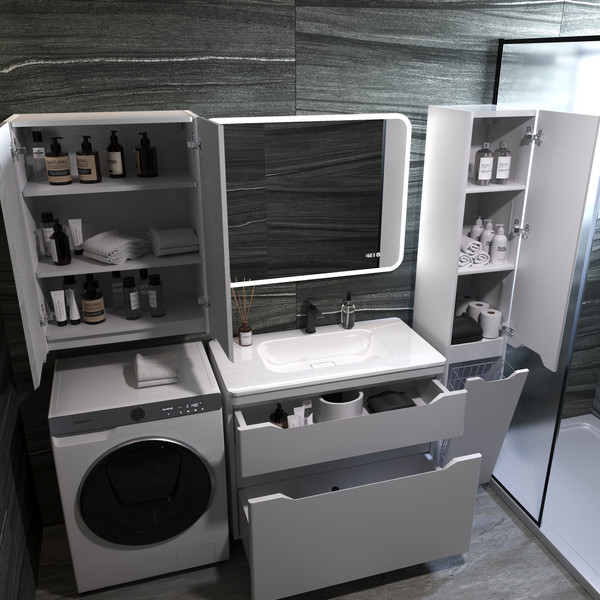 Тумба под умывальник Symbolite Марелла 90 Люкс Plus 2 ящика