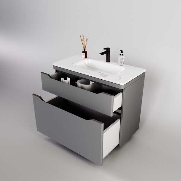 Тумба под умывальник Symbolite Марелла 90 Люкс Plus 2 ящика