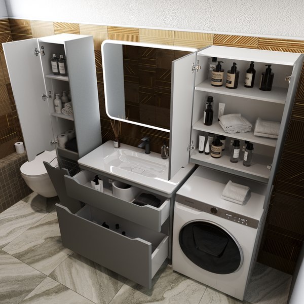 Тумба под умывальник Symbolite Марелла 90 Люкс Plus 2 ящика