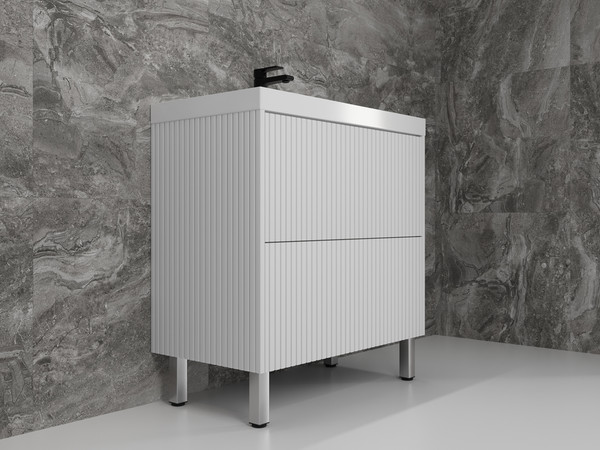 Тумба под умывальник Symbolite Стокгольм 80 Classic Push 2 ящика