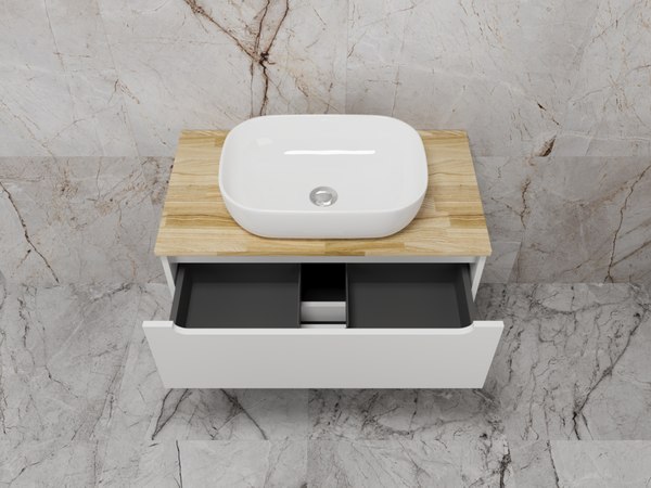 Тумба под умывальник Symbolite Бали 80 2 ящика со столешницей