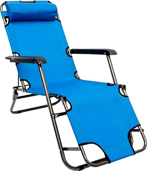 Складной шезлонг Classmark Голубой - фото