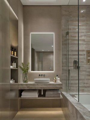 Зеркало Emze Rectangle 50х70 / LED.50.70.4K