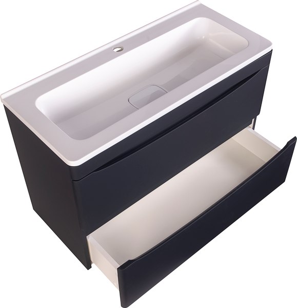 Тумба под умывальник Symbolite Бергамо мини 80 Люкс Plus 2 ящика