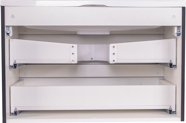 Тумба под умывальник Symbolite Бергамо мини 80 Люкс Plus 2 ящика