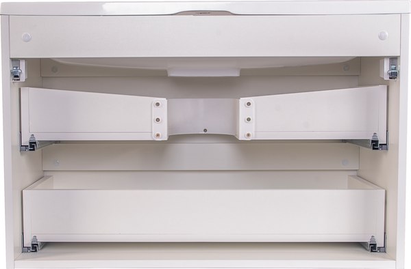 Тумба под умывальник Symbolite Бергамо мини 90 Люкс Plus 2 ящика