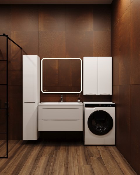 Тумба под умывальник Symbolite Бергамо мини 90 Люкс Plus 2 ящика