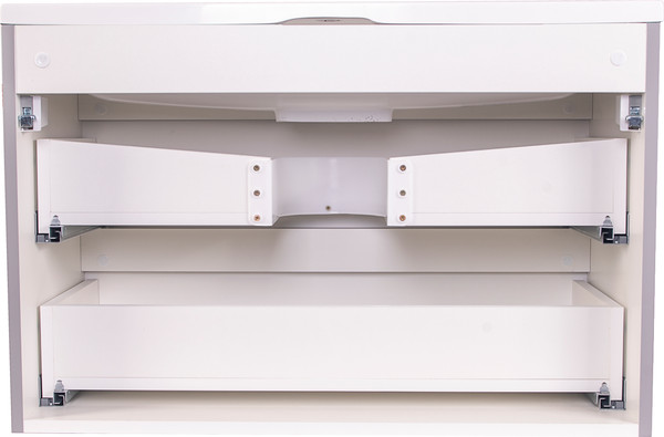 Тумба под умывальник Symbolite Бергамо мини 90 Люкс Plus 2 ящика