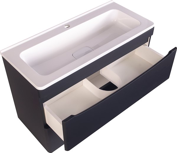 Тумба под умывальник Symbolite Бергамо мини 90 Люкс Plus 2 ящика