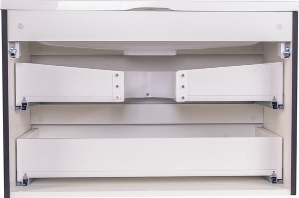 Тумба под умывальник Symbolite Бергамо мини 90 Люкс Plus 2 ящика