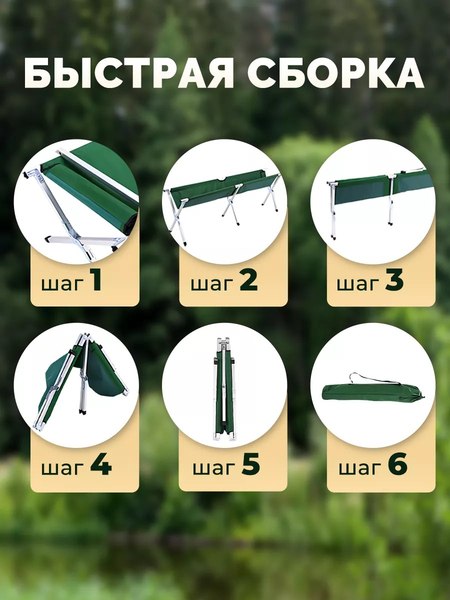 Раскладушка туристическая Classmark W091403