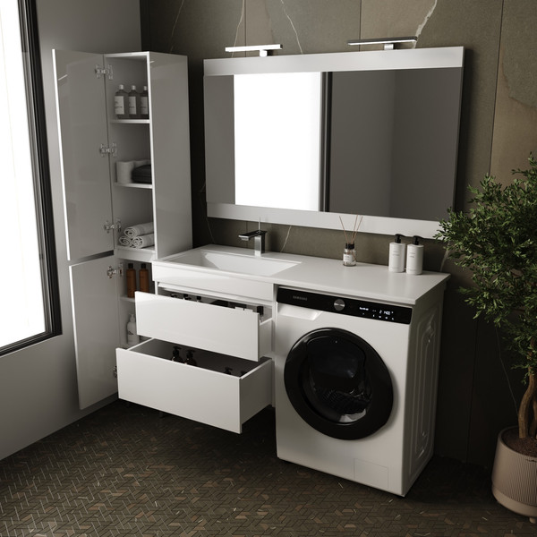 Тумба под умывальник Symbolite Даллас 130 Люкс Plus