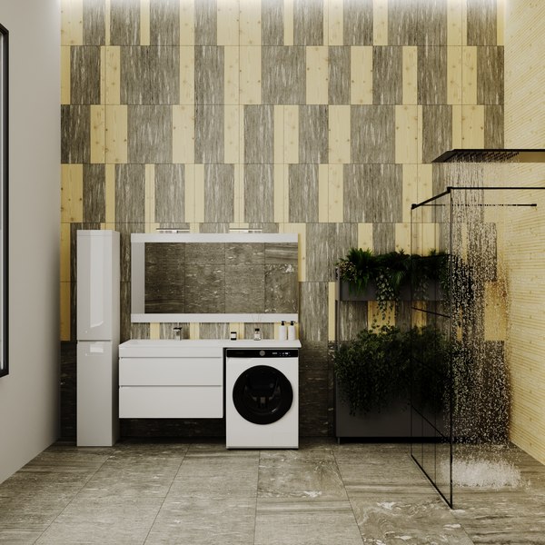 Тумба под умывальник Symbolite Даллас 150 Люкс Plus 2 ящика