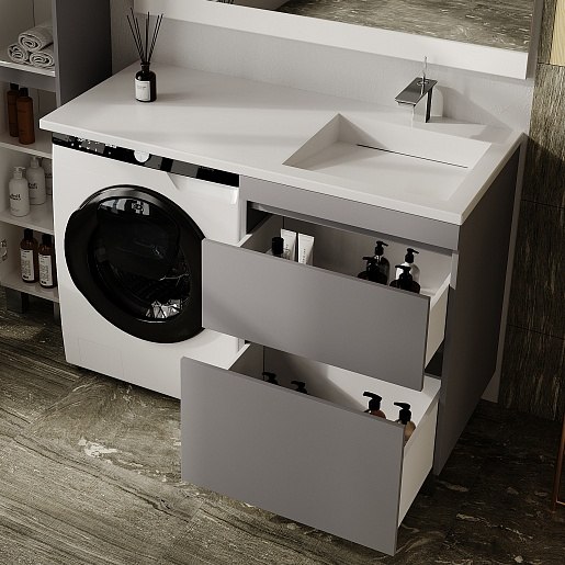 Тумба под умывальник Symbolite Даллас Леон 120 Люкс Plus