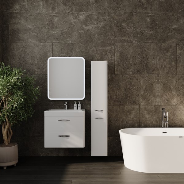 Тумба под умывальник Symbolite Каре 60 Люкс Plus 2 ящика