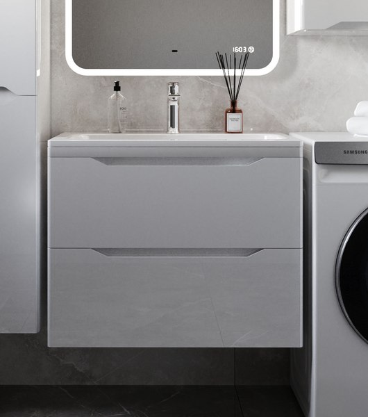 Тумба под умывальник Symbolite Марелла 60 Люкс Plus 2 ящика - фото