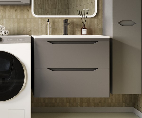 Тумба под умывальник Symbolite Марелла 60 Люкс Plus 2 ящика - фото