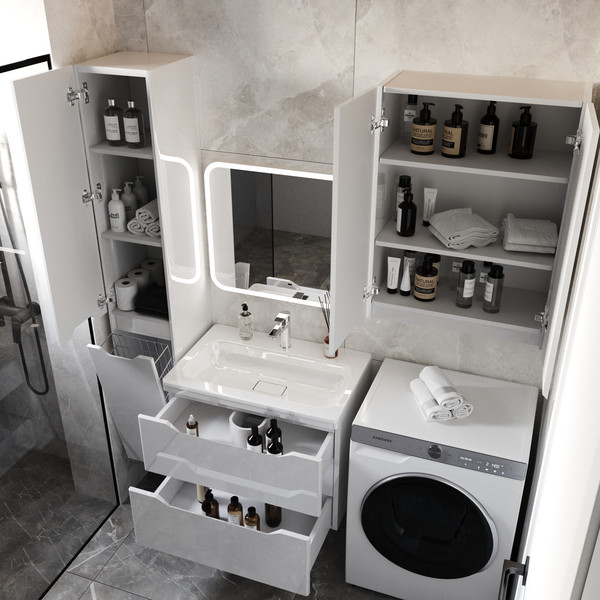 Тумба под умывальник Symbolite Марелла 70 Люкс Plus 2 ящика