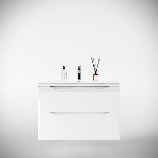 Тумба под умывальник Symbolite Марелла 80 Люкс Plus 2 ящика