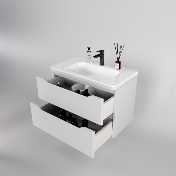 Тумба под умывальник Symbolite Марелла 80 Люкс Plus 2 ящика