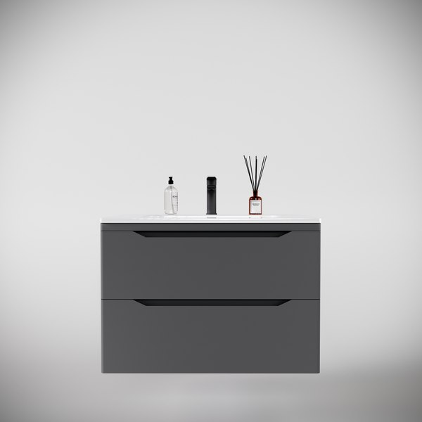 Тумба под умывальник Symbolite Марелла 80 Люкс Plus 2 ящика