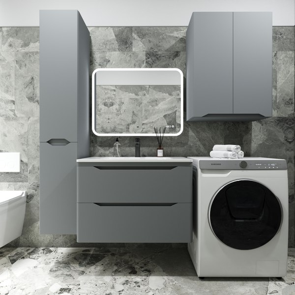 Тумба под умывальник Symbolite Марелла 80 Люкс Plus 2 ящика