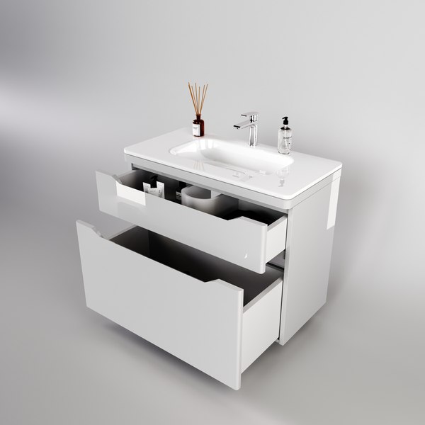 Тумба под умывальник Symbolite Марелла 90 Люкс Plus 2 ящика