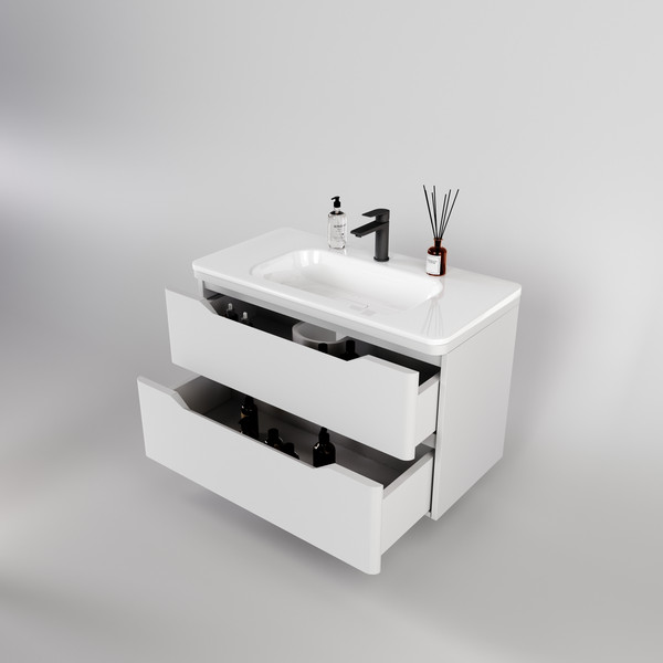 Тумба под умывальник Symbolite Марелла 90 Люкс Plus 2 ящика