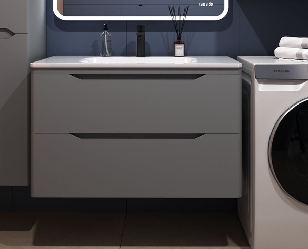 Тумба под умывальник Symbolite Марелла 90 Люкс Plus 2 ящика - фото