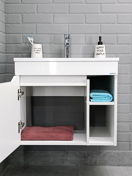 Тумба под умывальник Айсберг Absolute 60 Агата без ящика