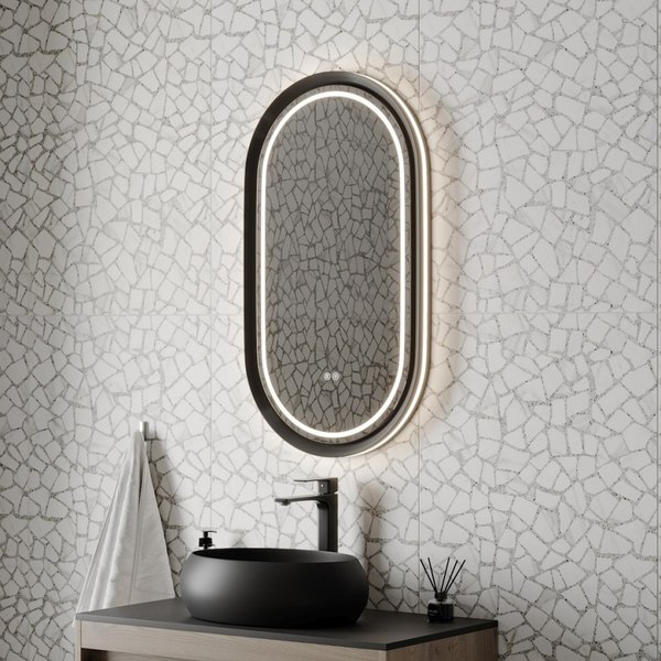 Зеркало Teymi Iva Magic Black 50х90 LED / T20622