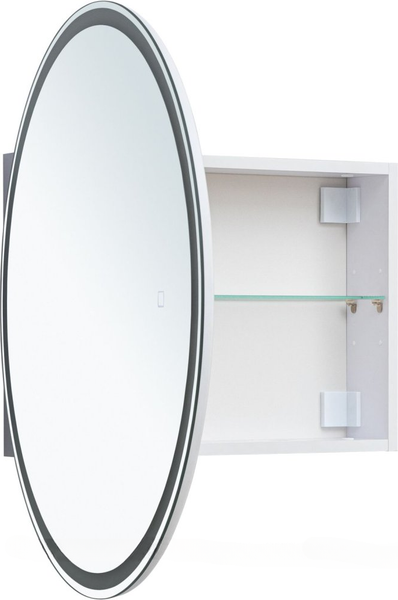 Шкаф с зеркалом для ванной Aquanet Оптима D 800 LED / 344784