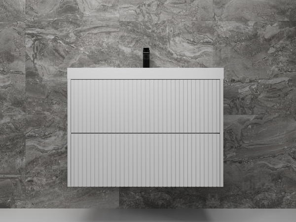 Тумба под умывальник Symbolite Стокгольм 80 Classic Push 2 ящика - фото