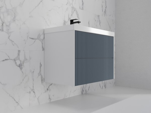 Тумба под умывальник Symbolite Стокгольм 80 Classic Push 2 ящика