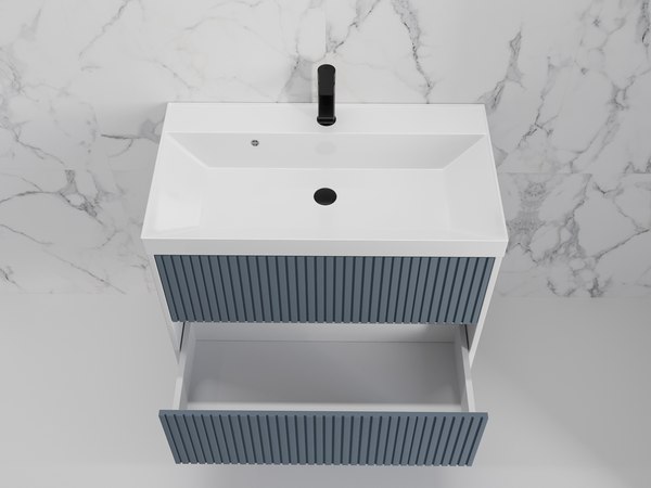 Тумба под умывальник Symbolite Стокгольм 80 Classic Push 2 ящика